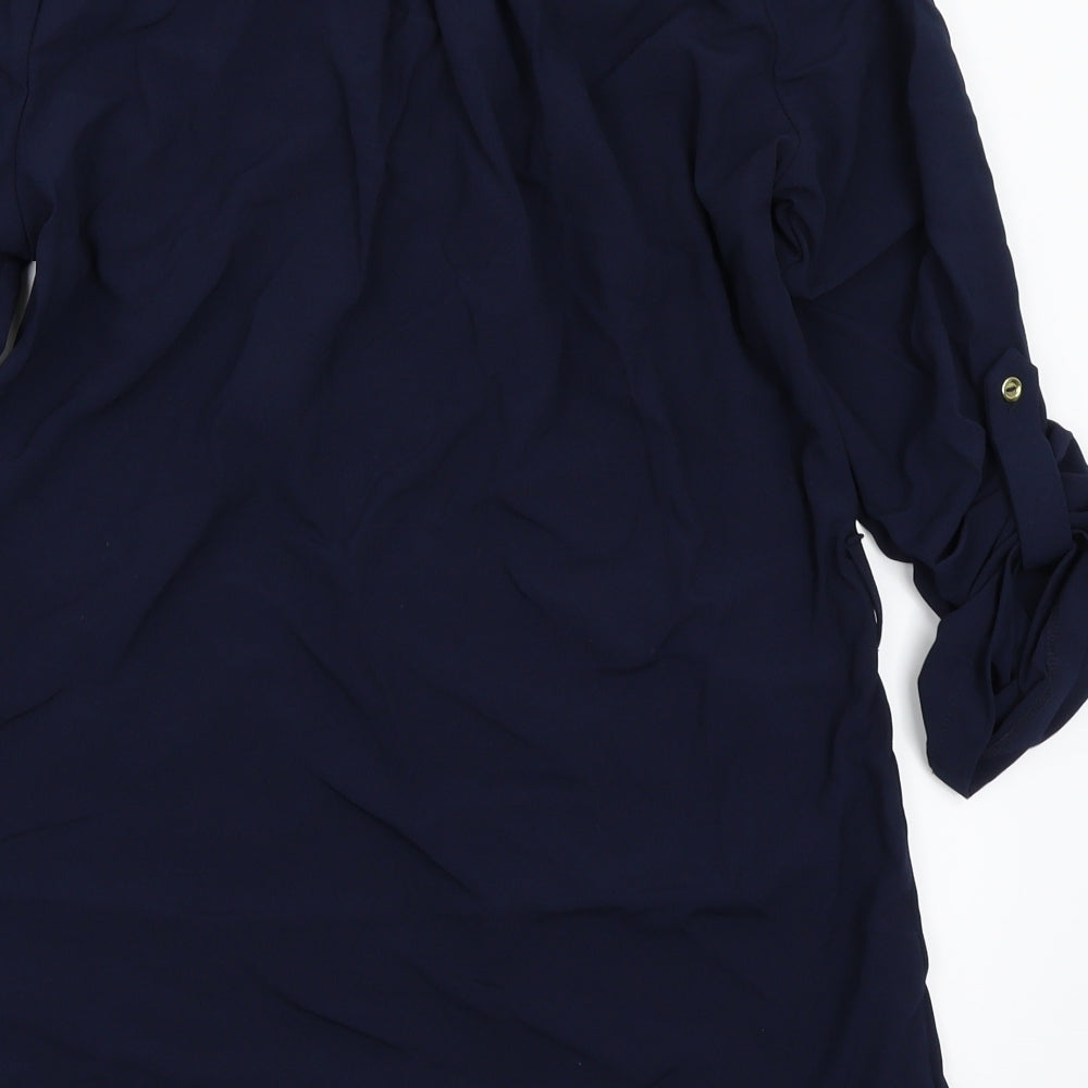 Vida Womens Blue Basic Size S