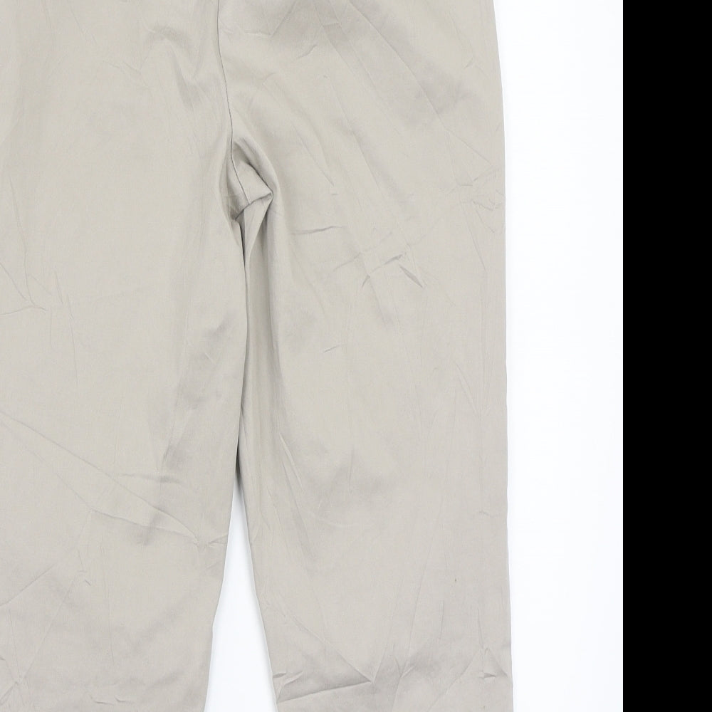 Marks and Spencer Womens Beige Trousers Size 12 L21 in