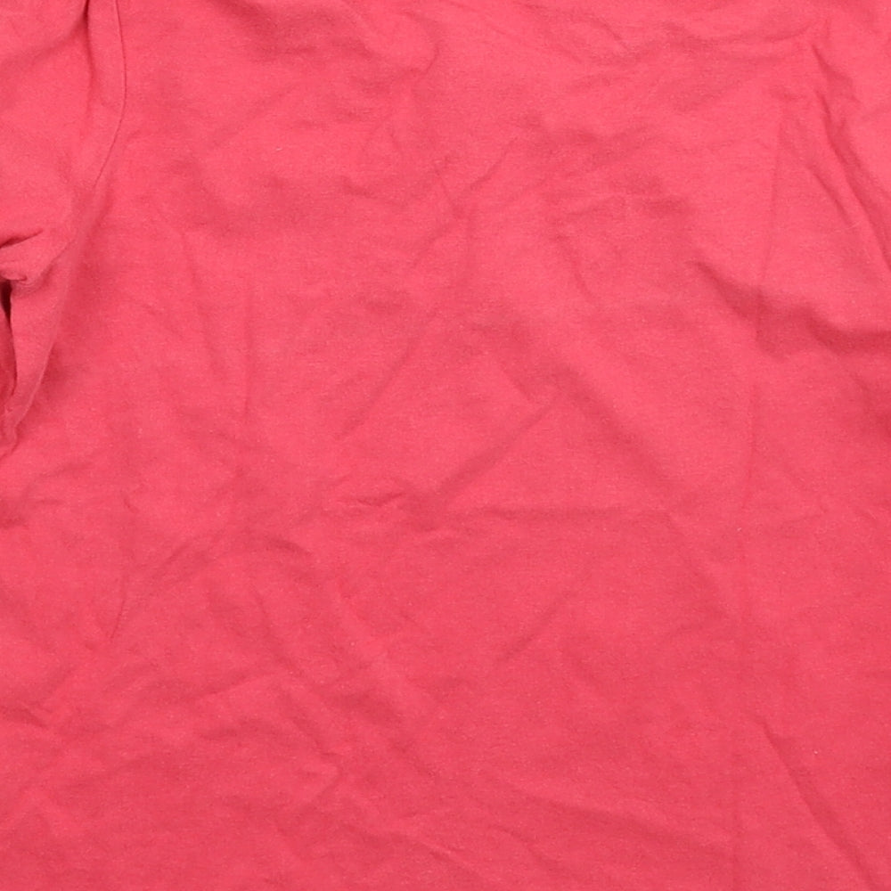 George Girls Pink Basic T-Shirt Size 5-6 Years