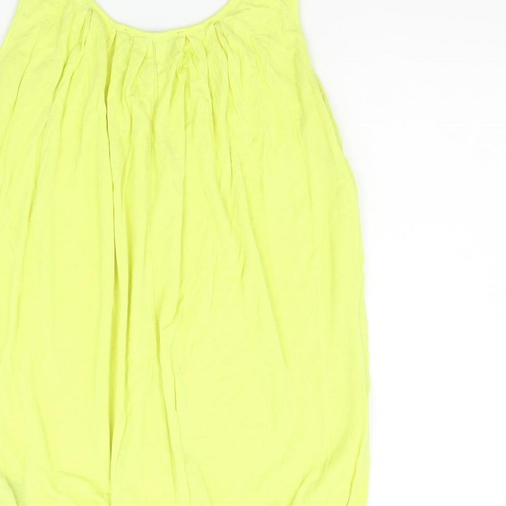 Very Womens Yellow Basic Tank Size 14