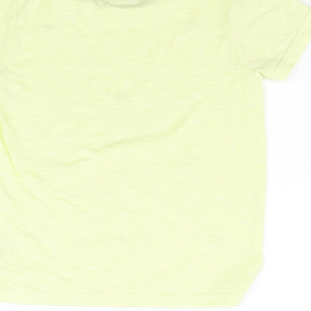Matalan Girls Yellow Basic T-Shirt Size 10 Years