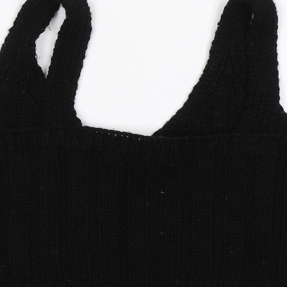 ASOS Womens Black Cropped Tank Size 4