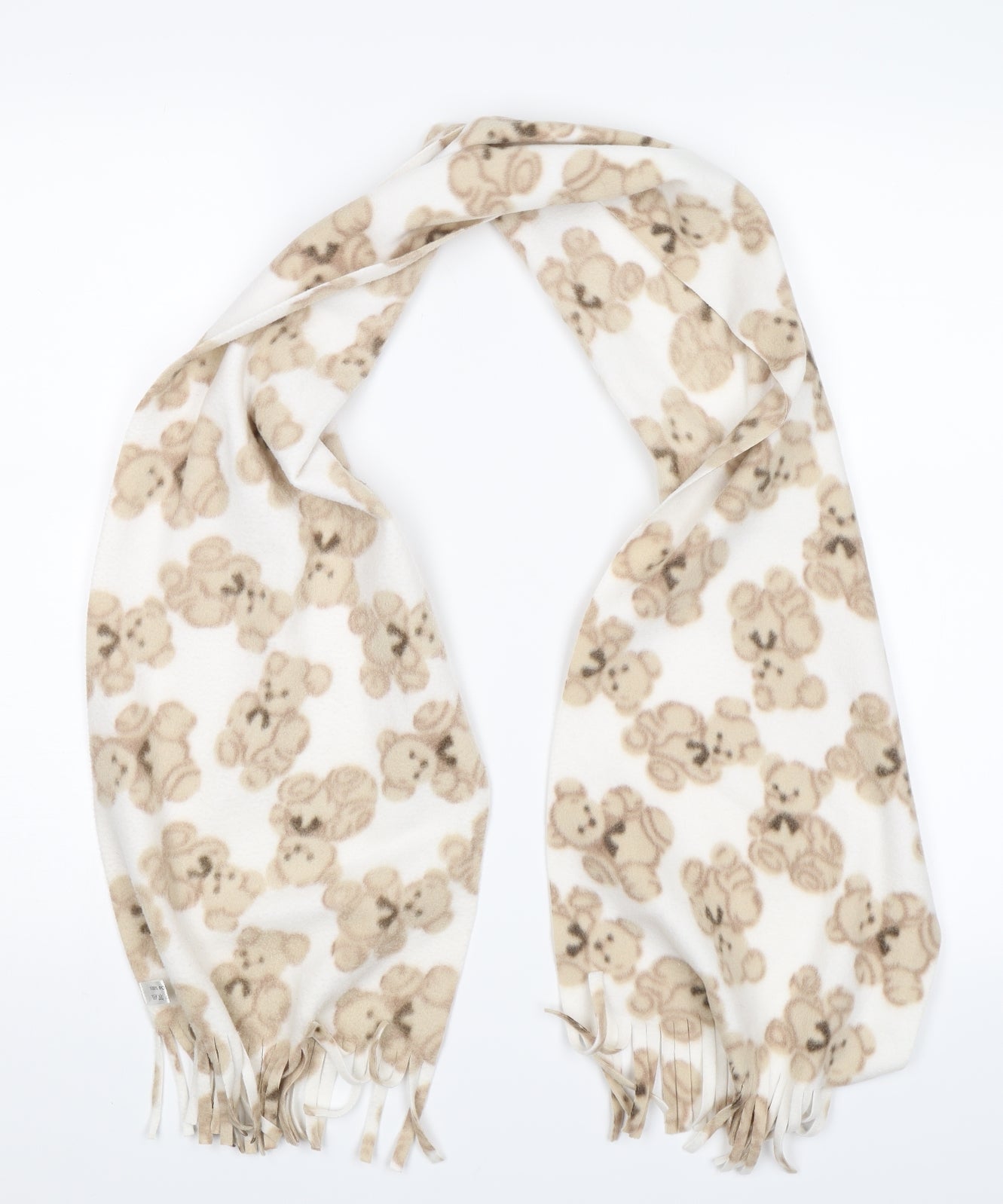 Preworn Unisex Brown Scarf - Bears