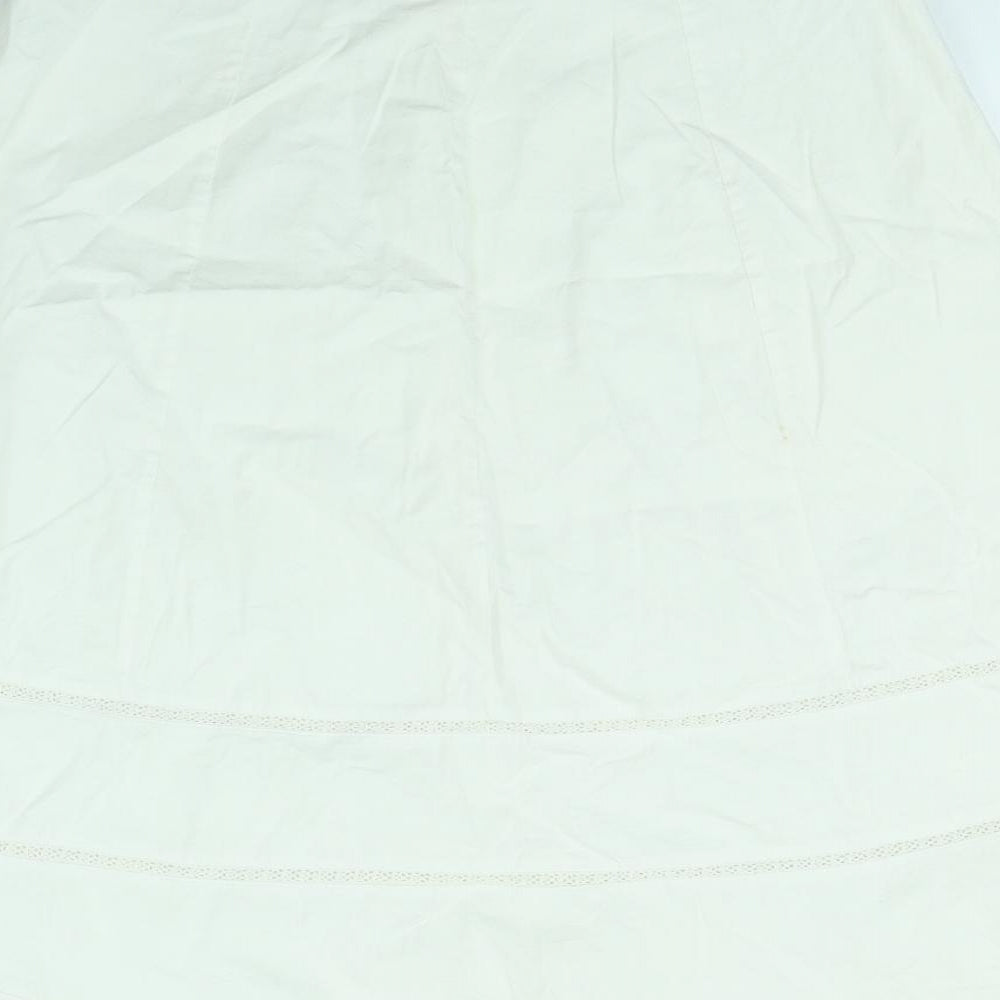 For Women Womens White Flare Skirt Size 32 in