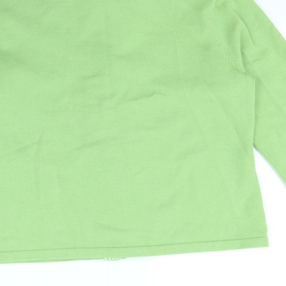 Jones New York Womens Green Jacket Size M