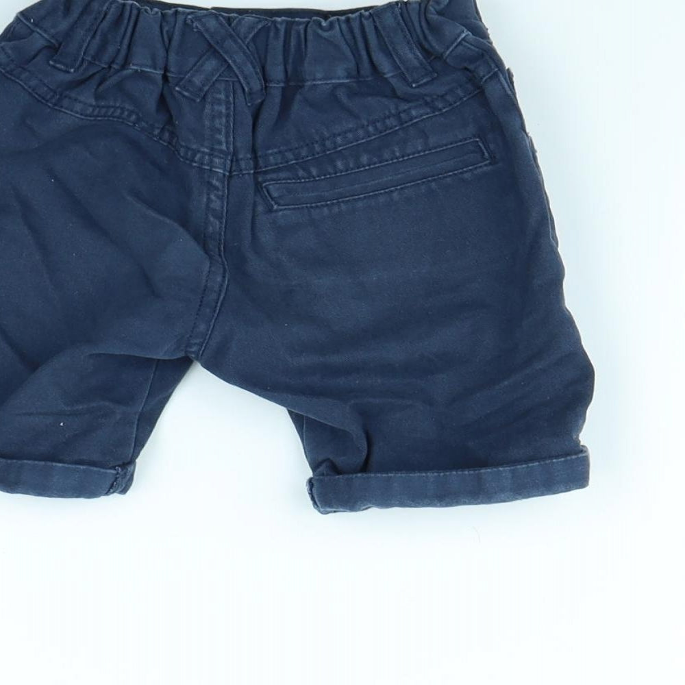 F&F Boys Blue Cargo Shorts Size 4 Years