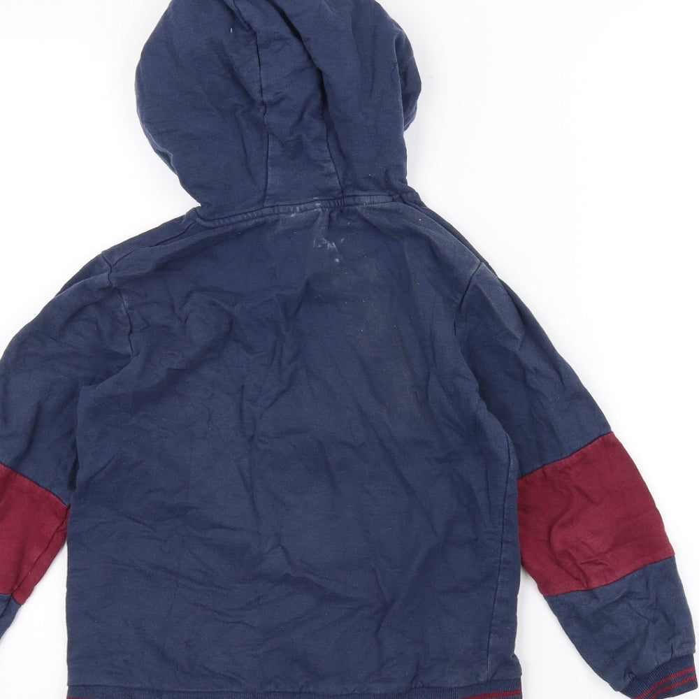 VRS Boys Blue Full Zip Hoodie Size 7-8 Years
