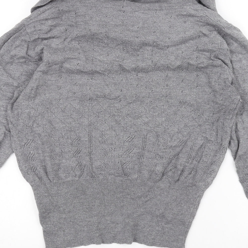 exceptional woman Womens Grey Pullover Jumper Size M