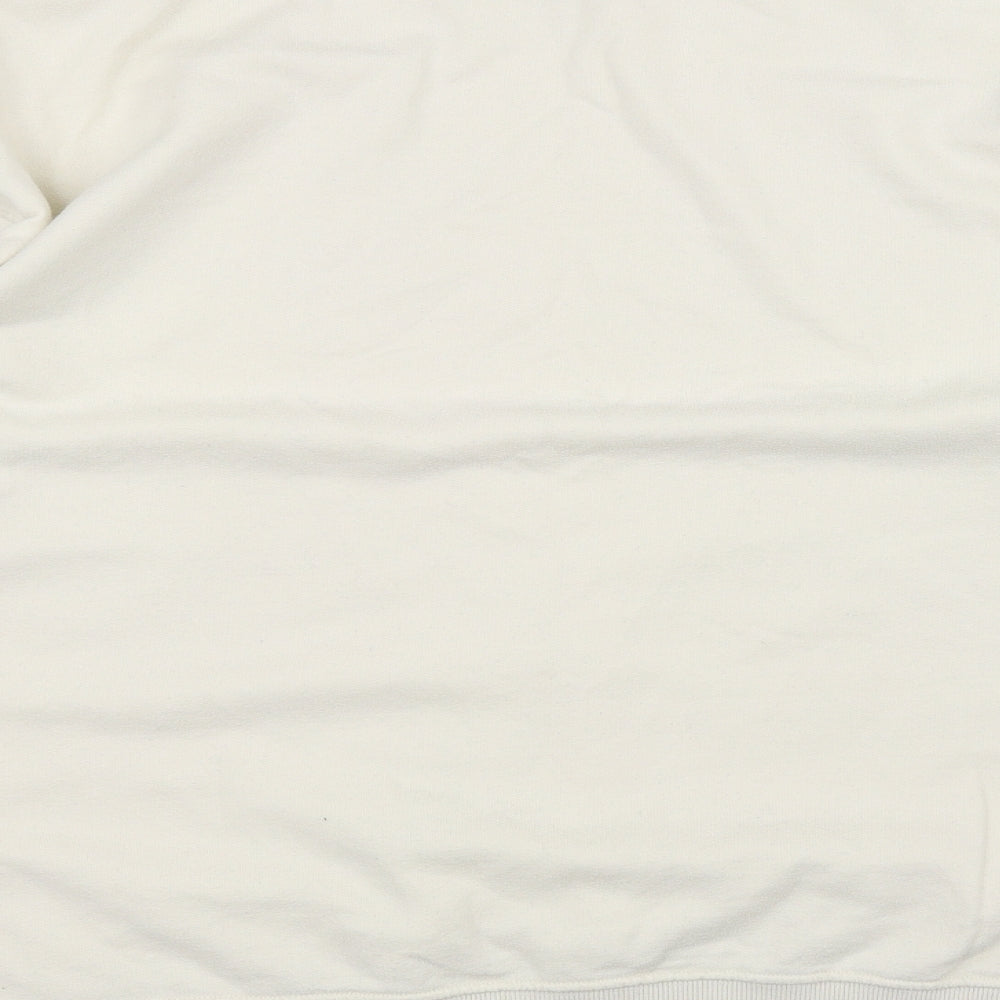 New Look Womens White Pullover Jumper Size M