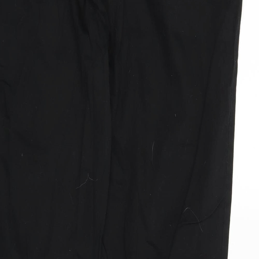 Warehouse Womens Black Trousers Size 16 L26 in
