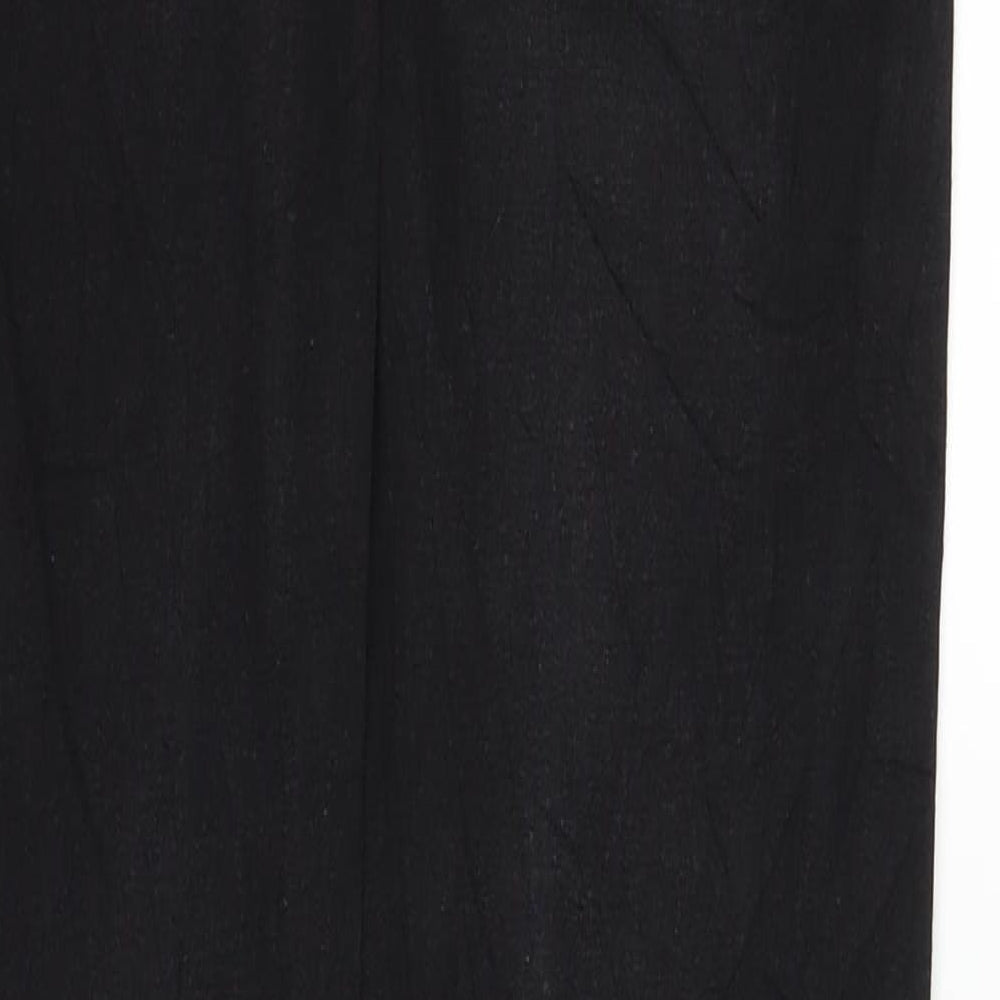 Lindex Womens Black Denim Straight Jeans Size S L32 in