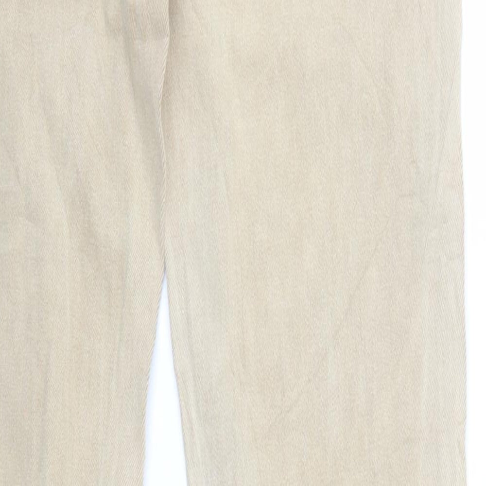 TALLY WEiJL Womens Beige Denim Straight Jeans Size 8 L31 in