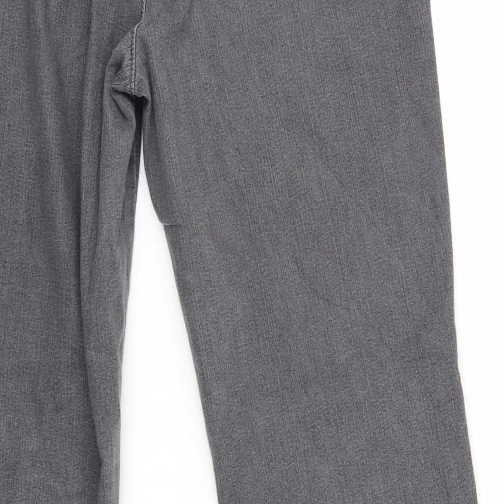ZERRES Womens Grey Denim Skinny Jeans Size 14 L30 in