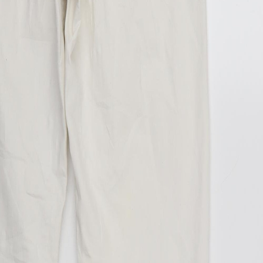 Divided Womens White Denim Skinny Jeans Size 10 L30 in