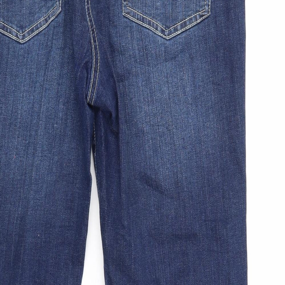 Laura Kent Womens Blue Denim Cropped Jeans Size 34 in L26 in