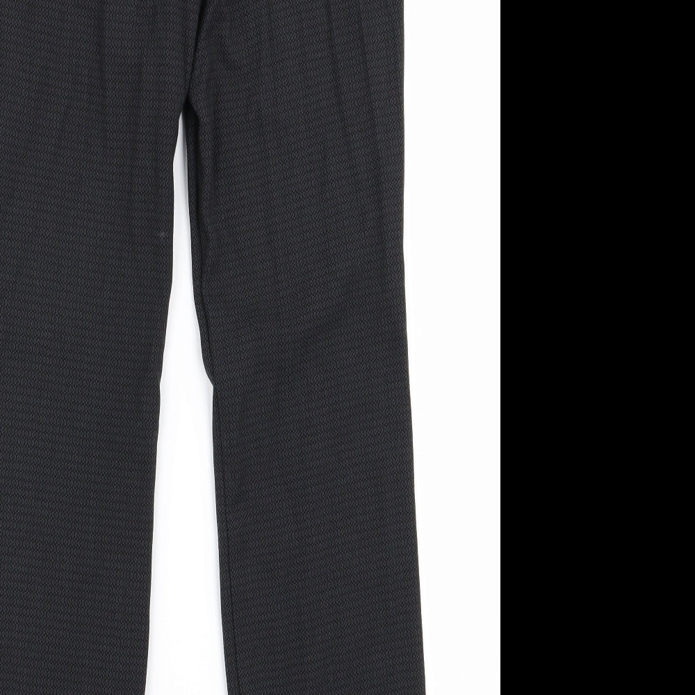 Marks & Spencer Womens Black Trousers Size 8 L24 in