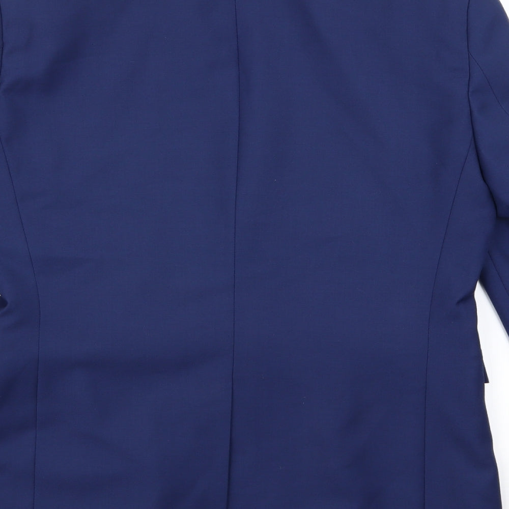 Burton Mens Blue Rayon Jacket Size 36