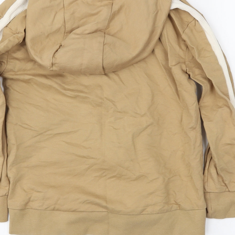 geogre Boys Beige Full Zip Hoodie Size 6-7 Years