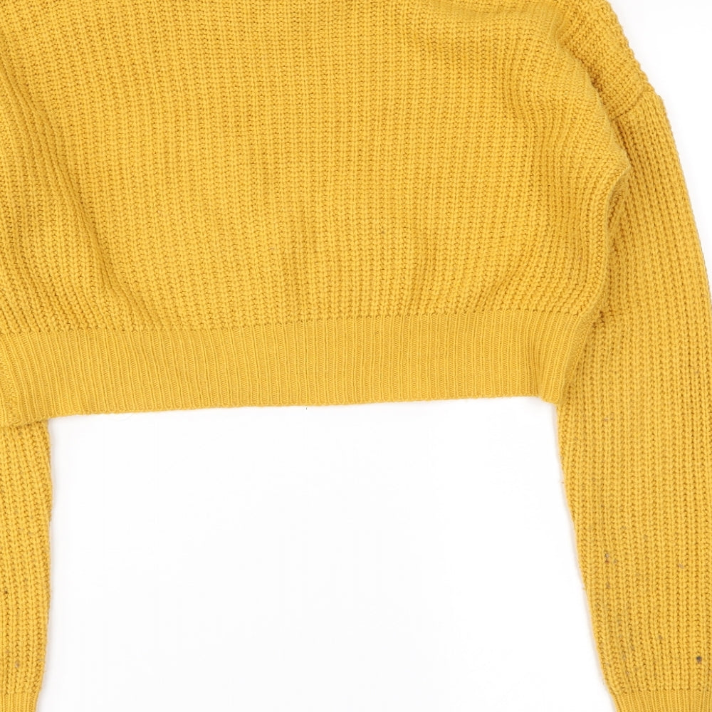 newlook Boys Yellow Pullover Jumper Size 14-15 Years