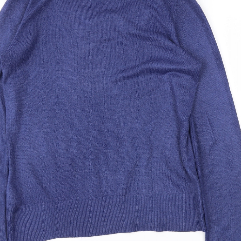 Marks & Spencer Womens Blue Pullover Jumper Size 12