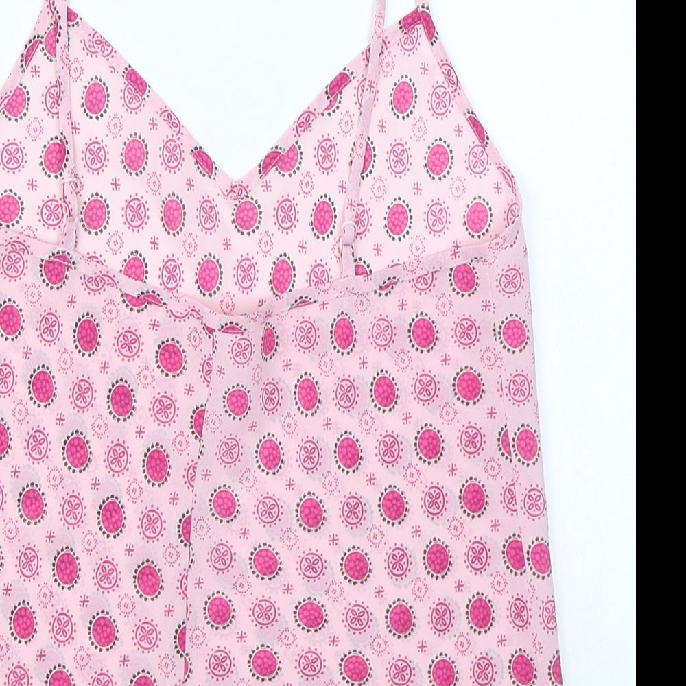 George Womens Pink Camisole Blouse Size 8