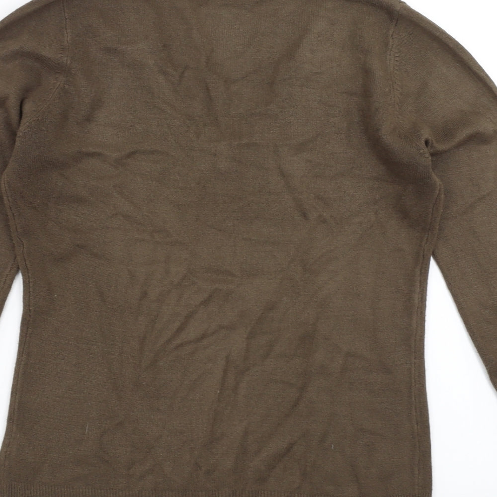 Primark Womens Brown Pullover Jumper Size 10