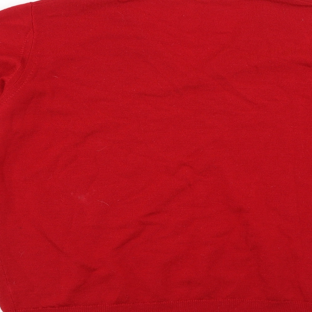 Preworn Womens Red Pullover Jumper Size 12