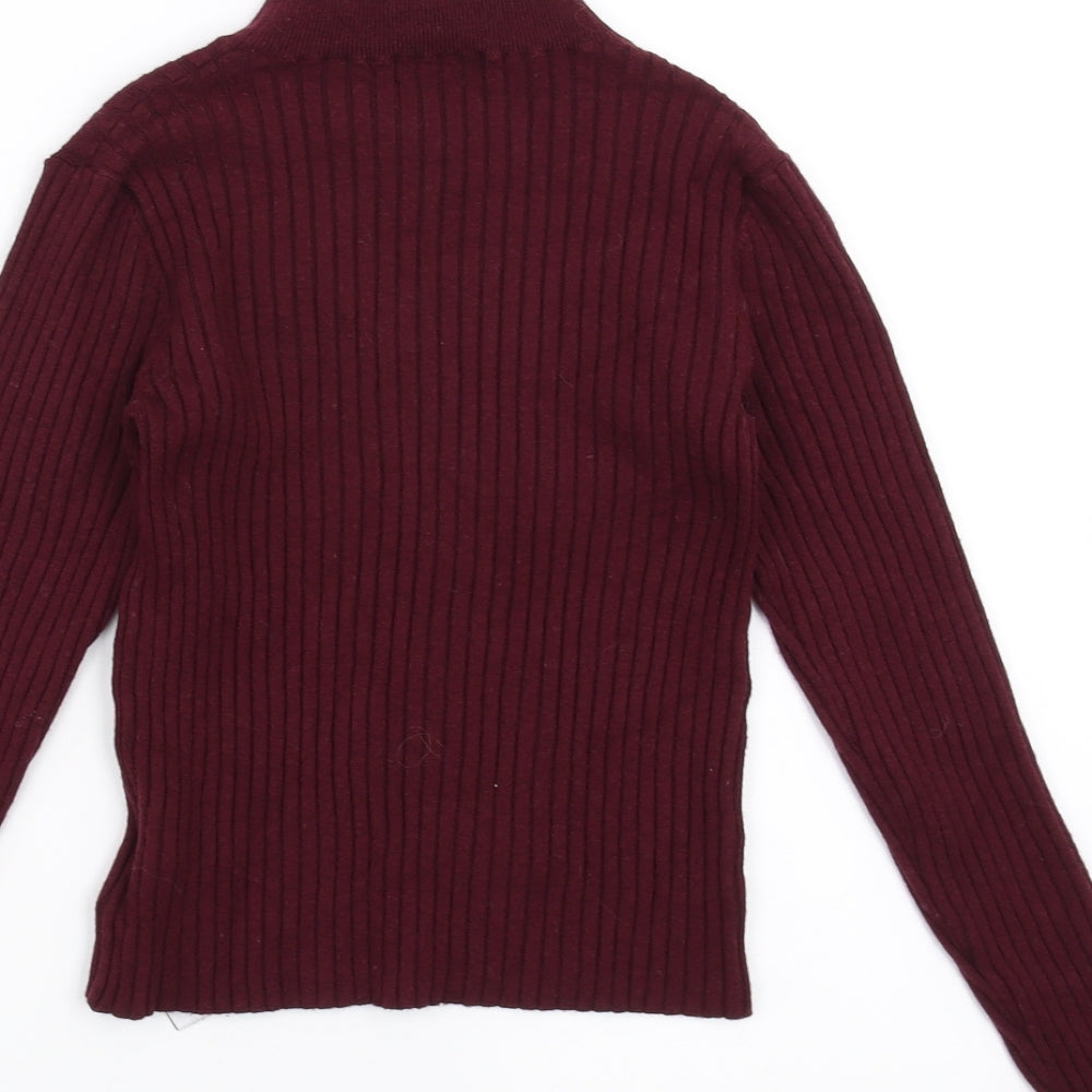 NEXT Girls Purple Pullover Jumper Size 8 Years