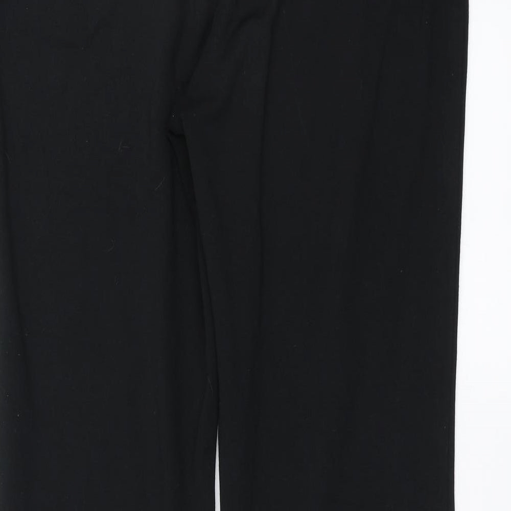 Marks and Spencer Womens Black Trousers Size 10 L29 in