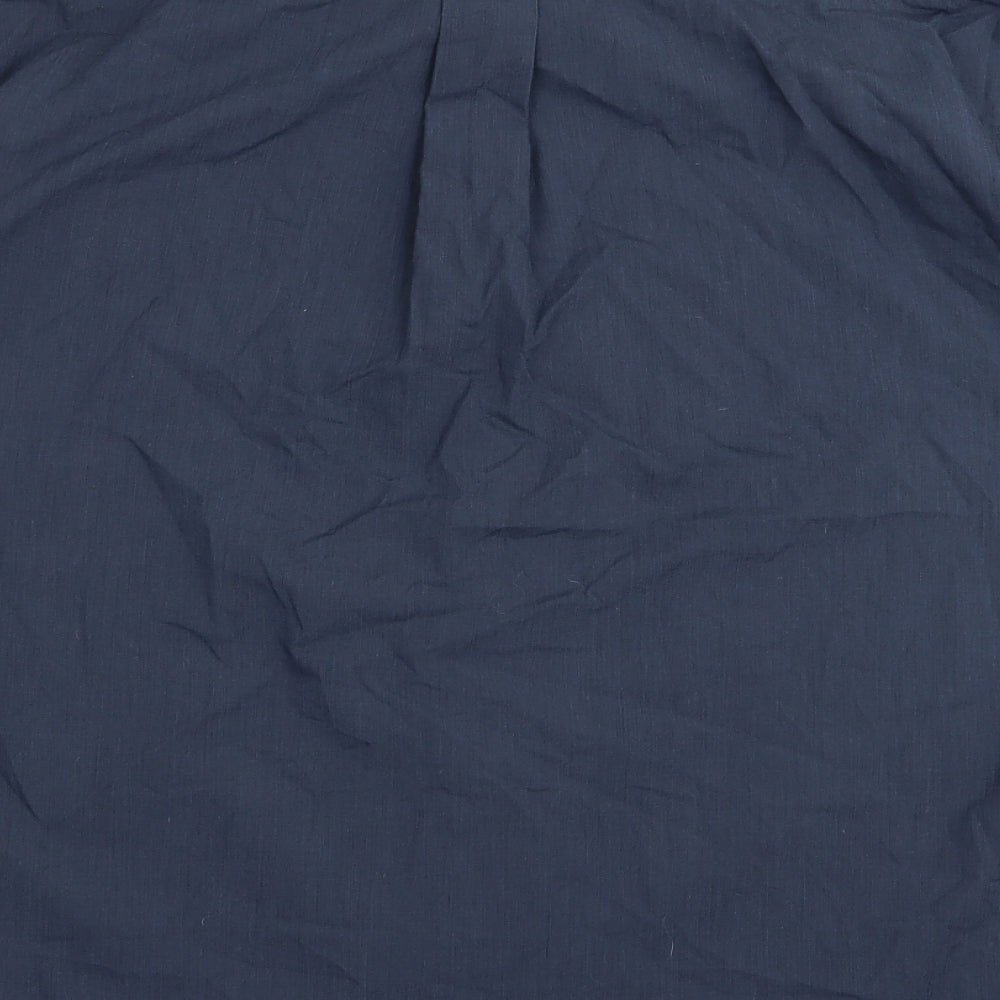 copperstone Mens Blue Button-Up Size 15