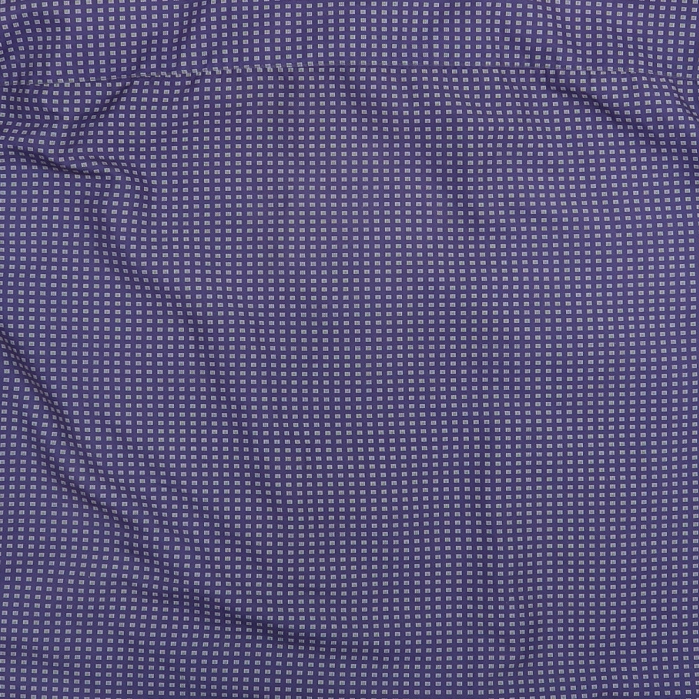 firestrap Mens Blue Geometric Button-Up Size M