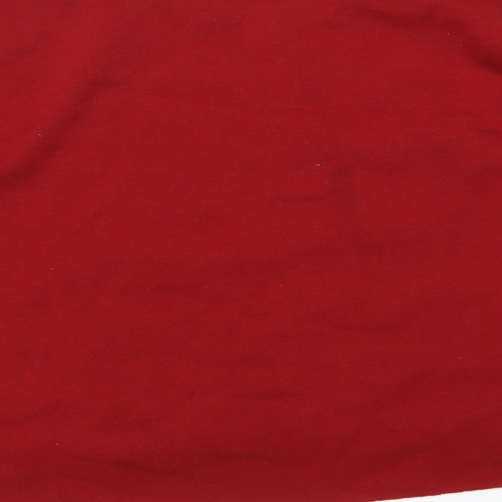 Primark Womens Red Pullover Hoodie Size 2XS
