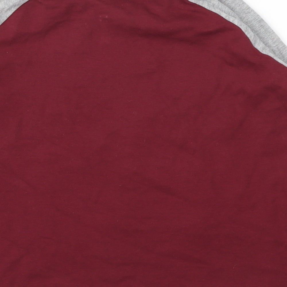 George Boys Red Animal Print Basic T-Shirt Size 8-9 Years