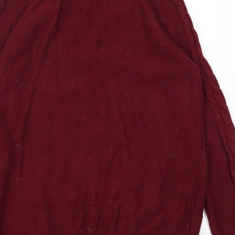 FOREVER 21 Womens Red Pullover Jumper Size M