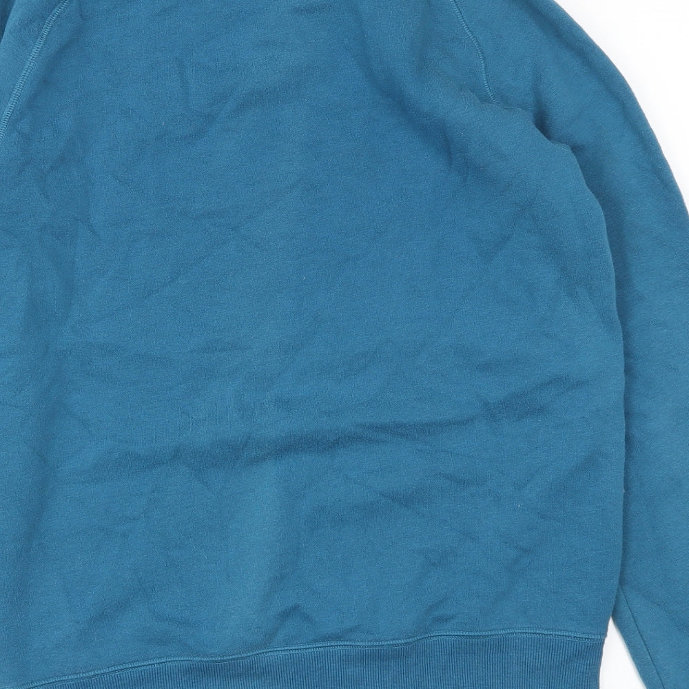 Easy Mens Blue Pullover Sweatshirt Size S
