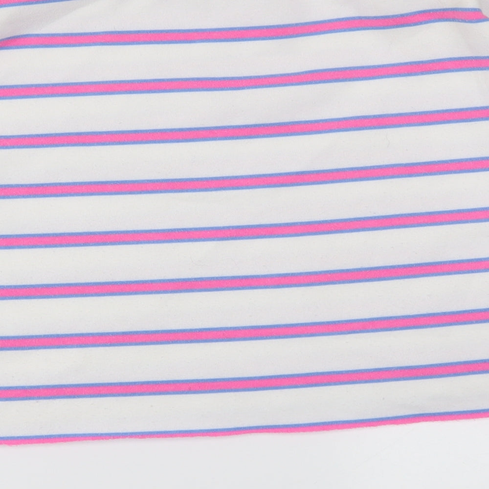 Primark Womens Pink Striped Pullover Jumper Size XS