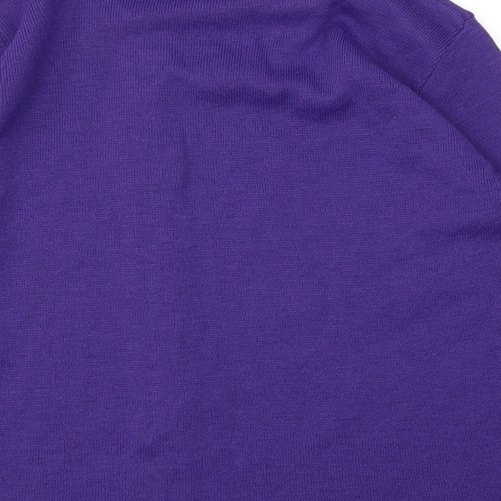 Autonomy Womens Purple Cardigan Jumper Size M