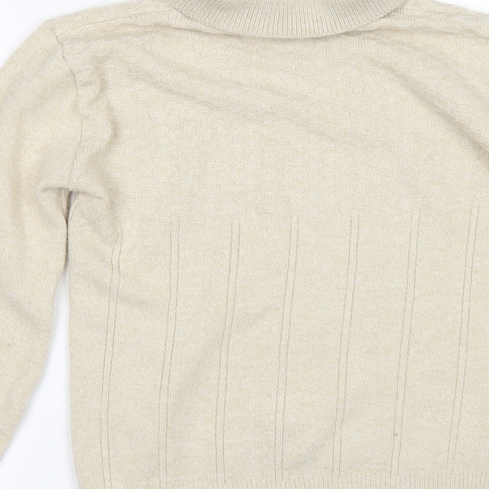 Pure Fashion Womens Beige Pullover Jumper Size M