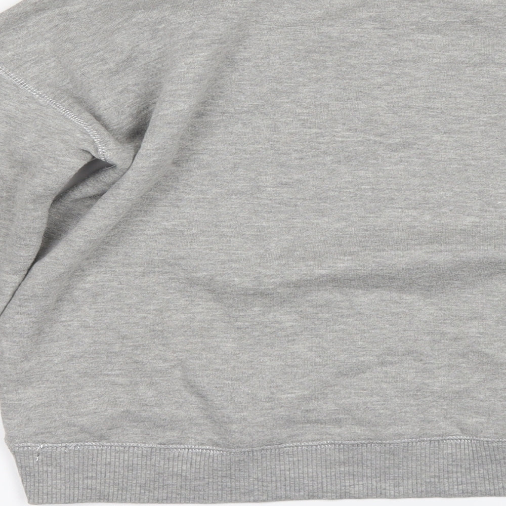 New Look Womens Grey Pullover Sweatshirt Size 8 - pembridge & rose