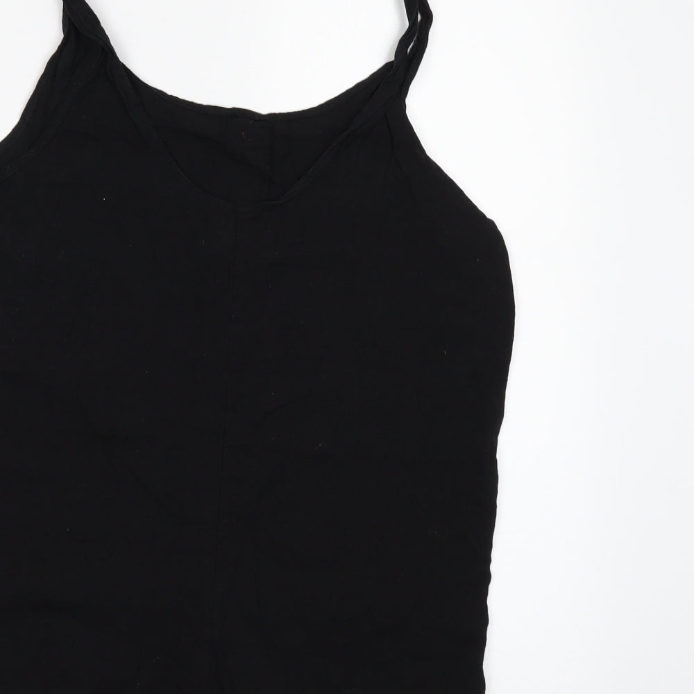 ASOS Womens Black Playsuit One-Piece Size 4