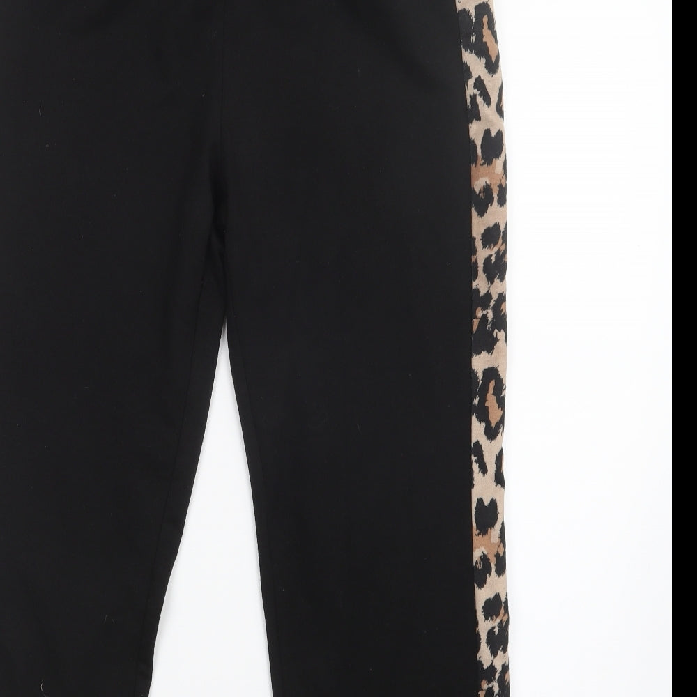 Preworn Womens Black Jogger Trousers Size S L21.5 in
