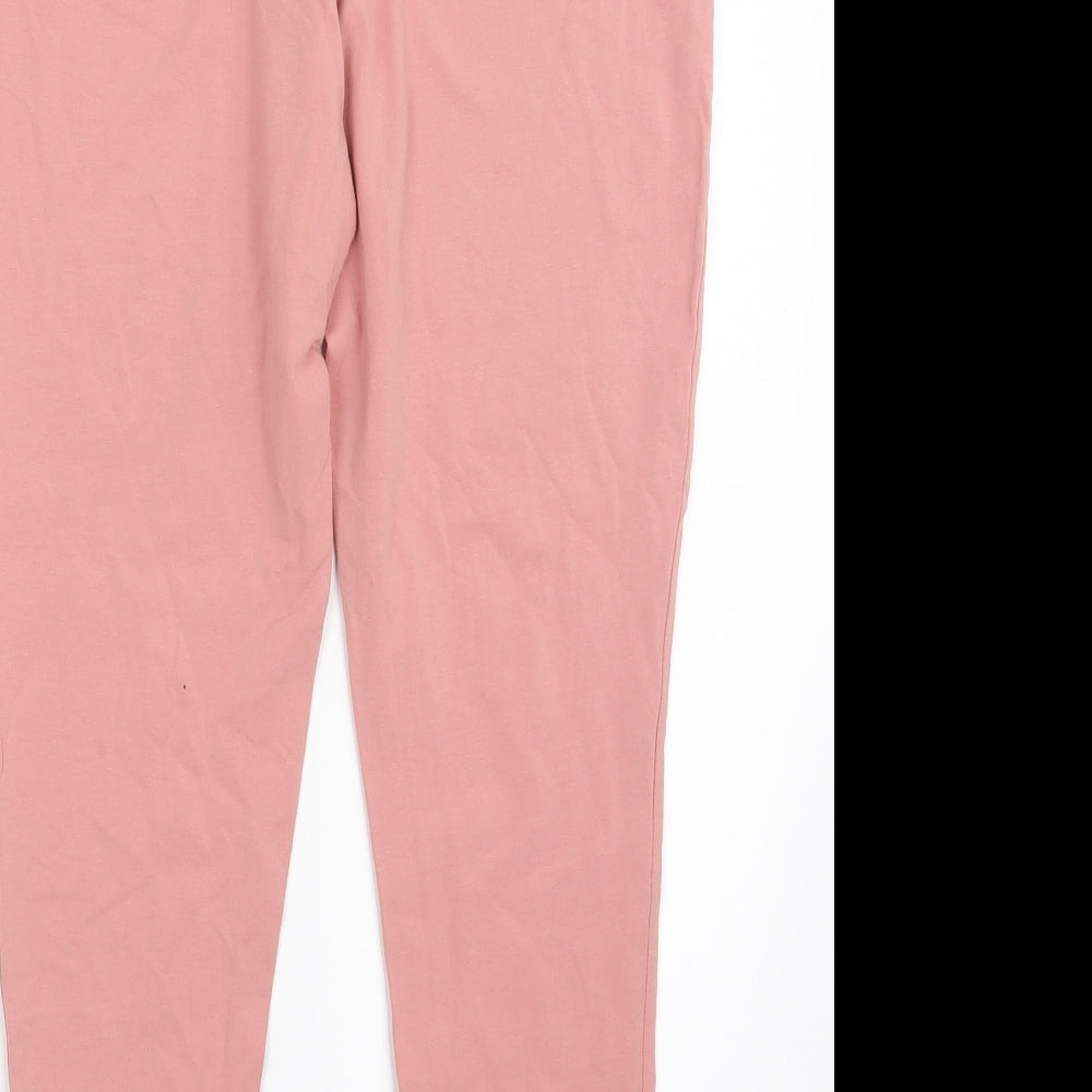 Select Womens Pink Capri Leggings Size L L26 in