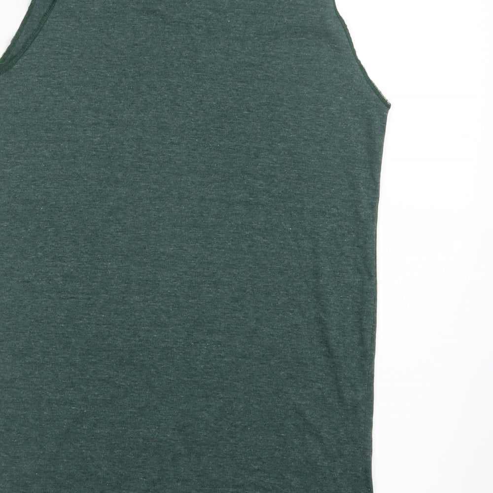 Chang Suk Mens Green T-Shirt Size M