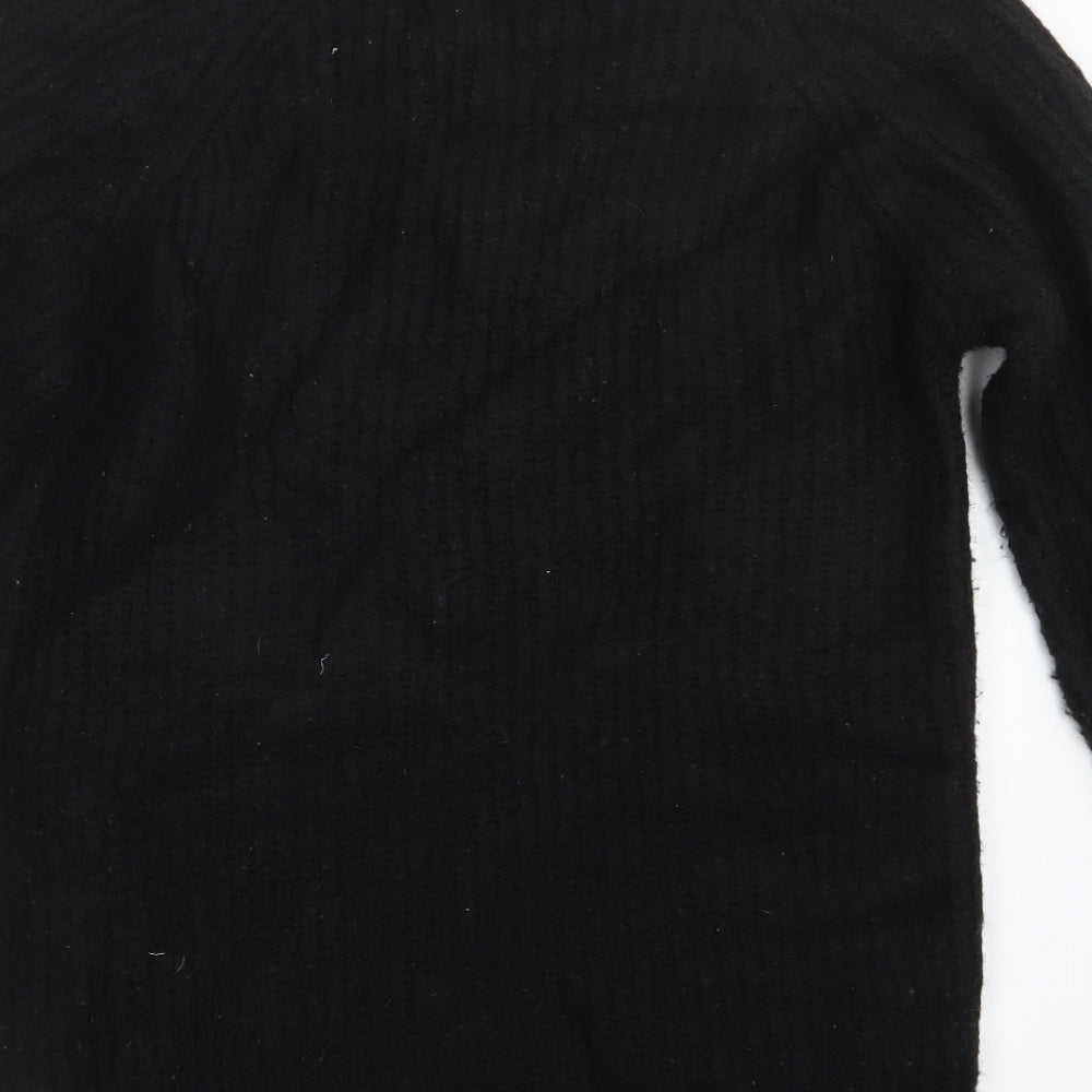 Primark Womens Black Knit Pullover Jumper Size 10