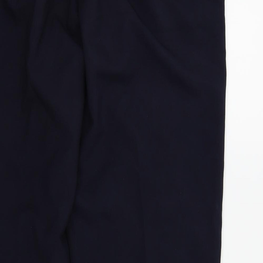 Ellie Louise Womens Black Trousers Size 14 L25 in
