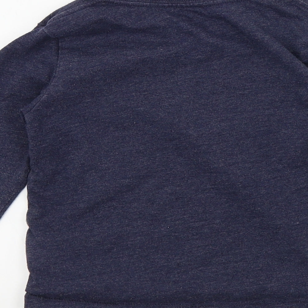 BABY GAOP Baby Blue Houndstooth Basic T-Shirt Size 12-18 Months