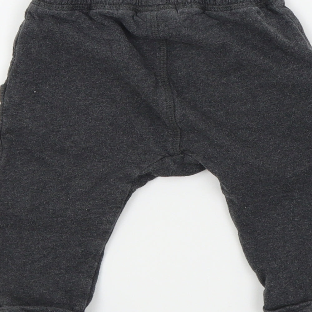 Next Baby Black Track Pants Leggings Size 6-9 Months