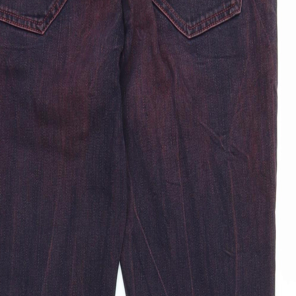 Closure Mens Purple Denim Straight Jeans Size 30 in L26 in