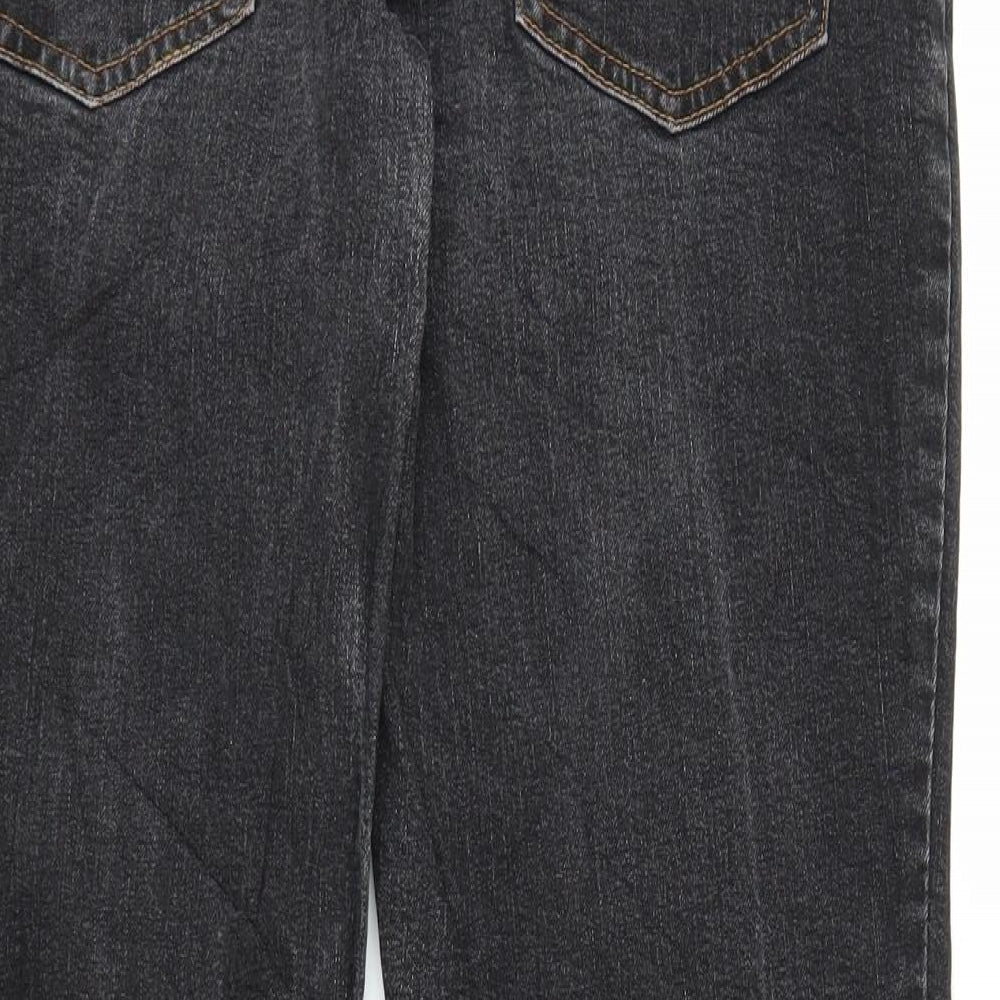 John Boner Mens Black Denim Straight Jeans Size 29 in L26 in