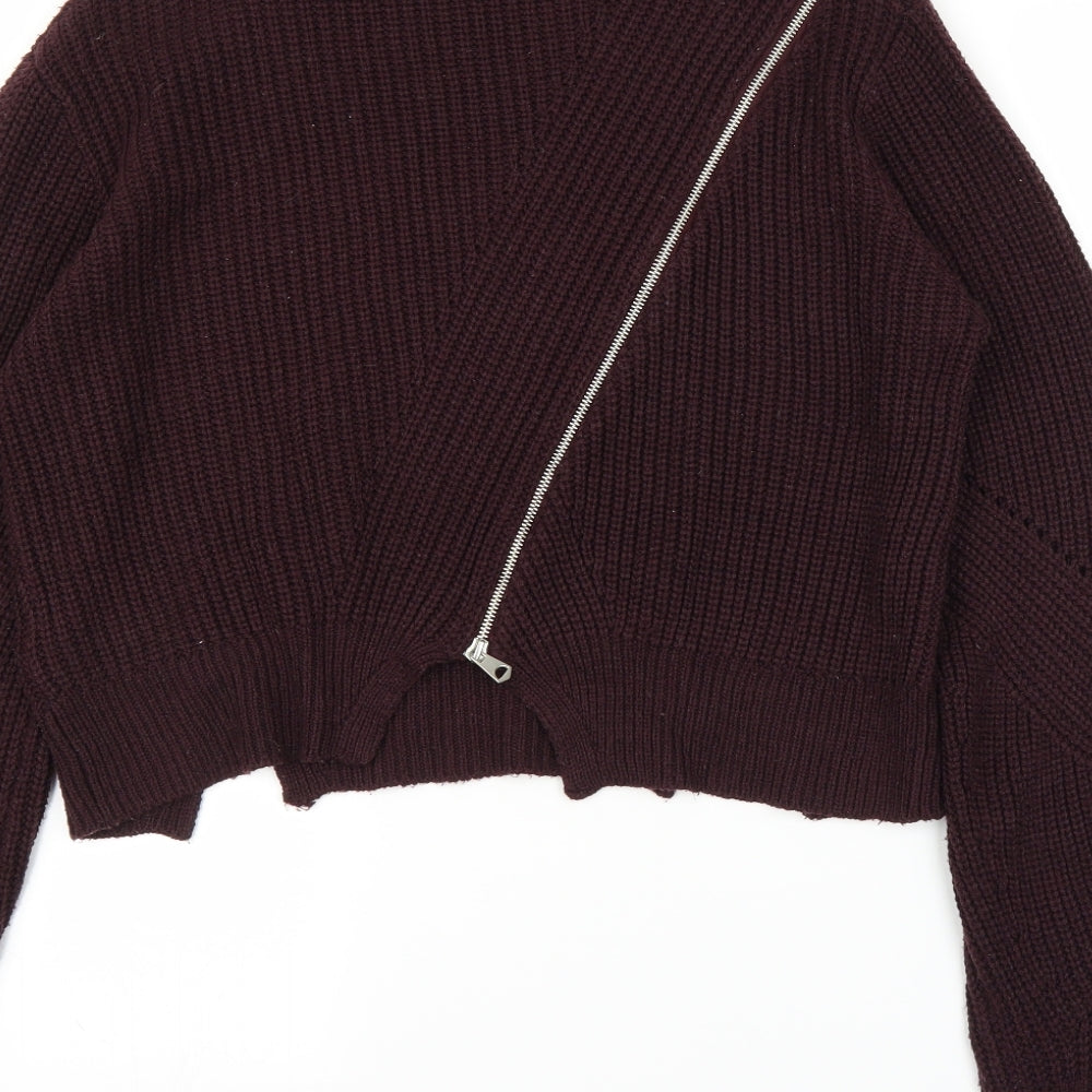Topshop Womens Purple Pullover Jumper Size 8